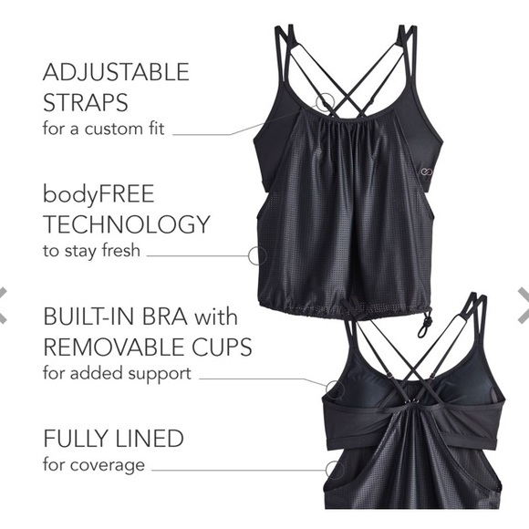 CALIA by Carrie Underwood Women's 2-in-1 Tankini - Picture 5 of 5